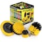 Drill Brush Power Scrubber By Useful Products 5 in W 5 in L Brush, Yellow Y-S-E42O-QC-DB - alternate 1